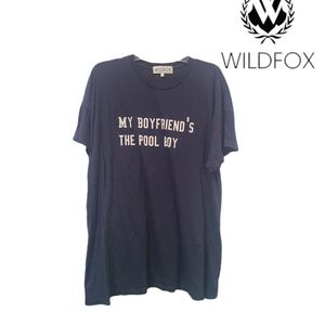 Wildfox Oversized My Boyfriend's The Pool Boy Tee XS